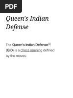 Queen's Indian Defense - Wikipedia