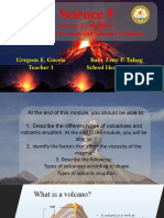 Quarter 3 - Module 1: (Types of Volcanoes and Volcanic Eruption)