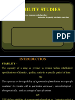 Stability Studies: A Measure of How A Pharmaceutical Product Maintains Its Quality Attributes Over Time