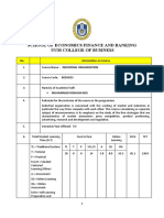 A202 BEEI3053 SYLLABUS - Industrial Organization GROUP A