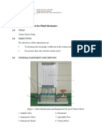 Guided Lab MPE Laboratory Sheet For Fluid Mechanics: 1.0 Title