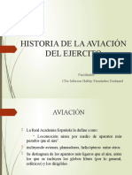 Historia de La Aviación Del Ejercito