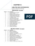 Current Liabilities and Contingencies: True-False