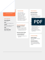 M. Fahmi Fachrozi: Career Summary Personal Profile