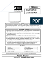 Hitachi CMP307XE Plasma TV Service Manual