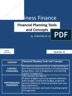 Chapter 3 - Financial Planning Tools and Concepts