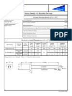 PL85 Series 5mm LED Bi-Color Package: Features Absolute Maximum Ratings at T 25°C