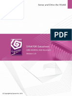 Syn470R Datasheet: (300-450Mhz Ask Receiver)