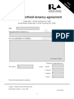 RLA Tenancy Agreement