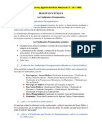 Tarea de Presupuesto Público. Los Clasificadores Presupuestarios. Darianny Ogando Sánchez 2-18-5585.