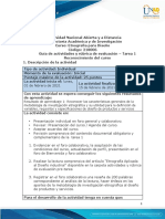 Guía de Actividades y Rúbrica de Evaluación - Unidad 1 - Tarea 1 - Reconocimiento Del Curso