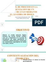 Control de Proceso en La Fermentación de Un Yogurt de Lulo Mediante El Álgebra de Boole