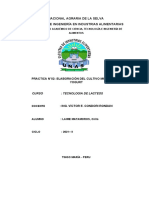 Informe Elaboracion de Cultivo Madre