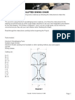 Project Plan - Sculpted Dining Chair