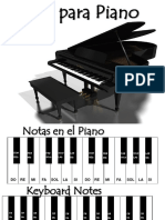 Escala y Acordes en El Piano