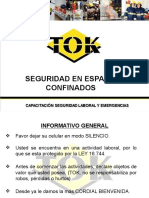 Trabajo Seguro en Espacios Confinados 2016