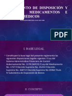 Reglamento de Disposición y Baja de Medicamentos e Insumos Médicos