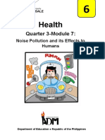 Health6 - q3 - Mod7 - Noise Pollution and Its Effects To Humans - v1