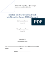 ECA-II Lab Manual - SP20