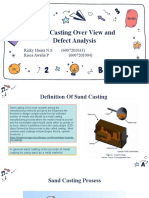 Sand Casting Over View and Defect Analysis