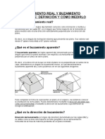 Buzamiento Real y Buzamiento Aparente