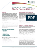 NASW Social Justice Priorities 2016 17