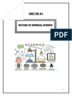 Unit No #1: Nature of General Science