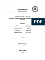 Planificación, Diseño, Funcionamiento y Seguridad Operacional de Aeropuertos