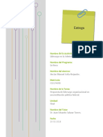 Trabajo Final de Liderazgo en La Administración Pública