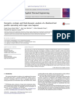 Energetic Ecologic and Fluiddynamic Analysis of A Fluidized Bed Gasifier Operating With Sugar Cane Bagasse2013applied Thermal Engineering