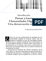 Pensar y Hacer Humanidades Digitales Una