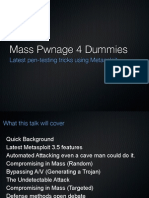 Mass Pwnage Metasploit