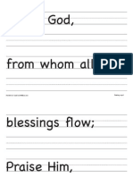 Praise God, From Whom All: Doxology, Page 1