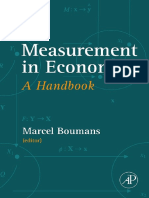 Measurement in Economics