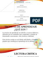 Tecnicas de Aprendizaje