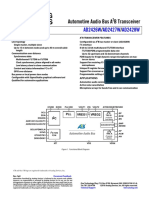 Data Sheet: Automotive Audio Bus A B Transceiver