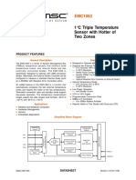 1°C Triple Temperature Sensor With Hotter of Two Zones: Product Features