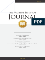 The Master's Seminary Journal