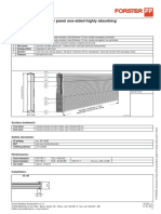 Fonocon Type Le0K: Aluminium Noise Barrier Panel One-Sided Highly Absorbing