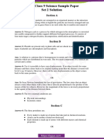 CBSE Sample Paper Class 9 Science Set 2 Solution