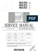 Service Manual Aiwa NSX-R37