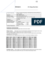 Control Transformers: Technical Data