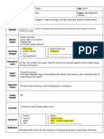 Light-Independent Reactions Lesson Plan