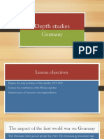 Depth Study On Germany