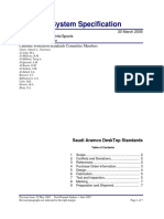 Materials System Specification