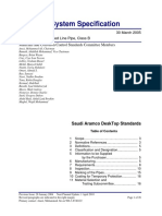 Materials System Specification