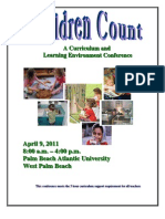 Palm Beach Family Central - Children Count Conference Brochure