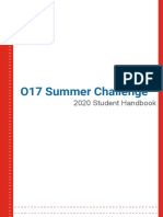 O17 2020 Summer Challenge Student Handbook - V1