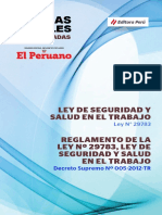 Ley #29783 y D.S #005-2012-TR Actualiz Abril 2021