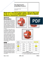 Valvula Alarma de 4 Pulgadas